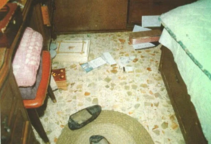 The scene of one of the murders.